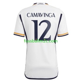 Fußballtrikots Real Madrid Camavinga 12 Heim Trikotsatz 2023-2024